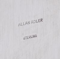 An Allan Adler Silver Dish