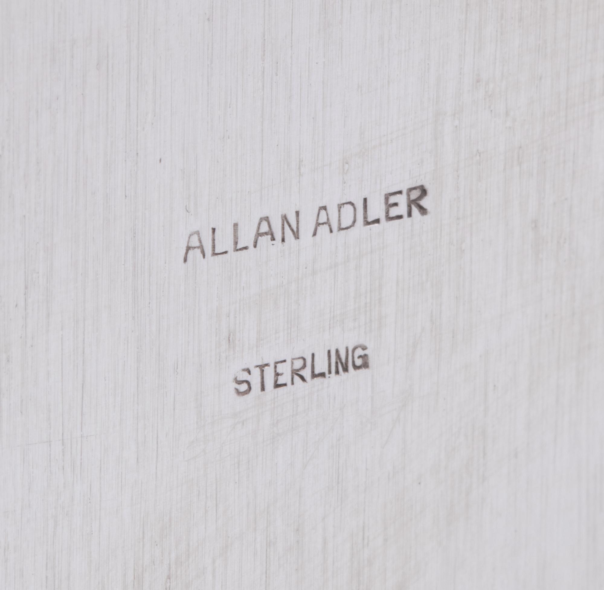 An Allan Adler Silver Dish
