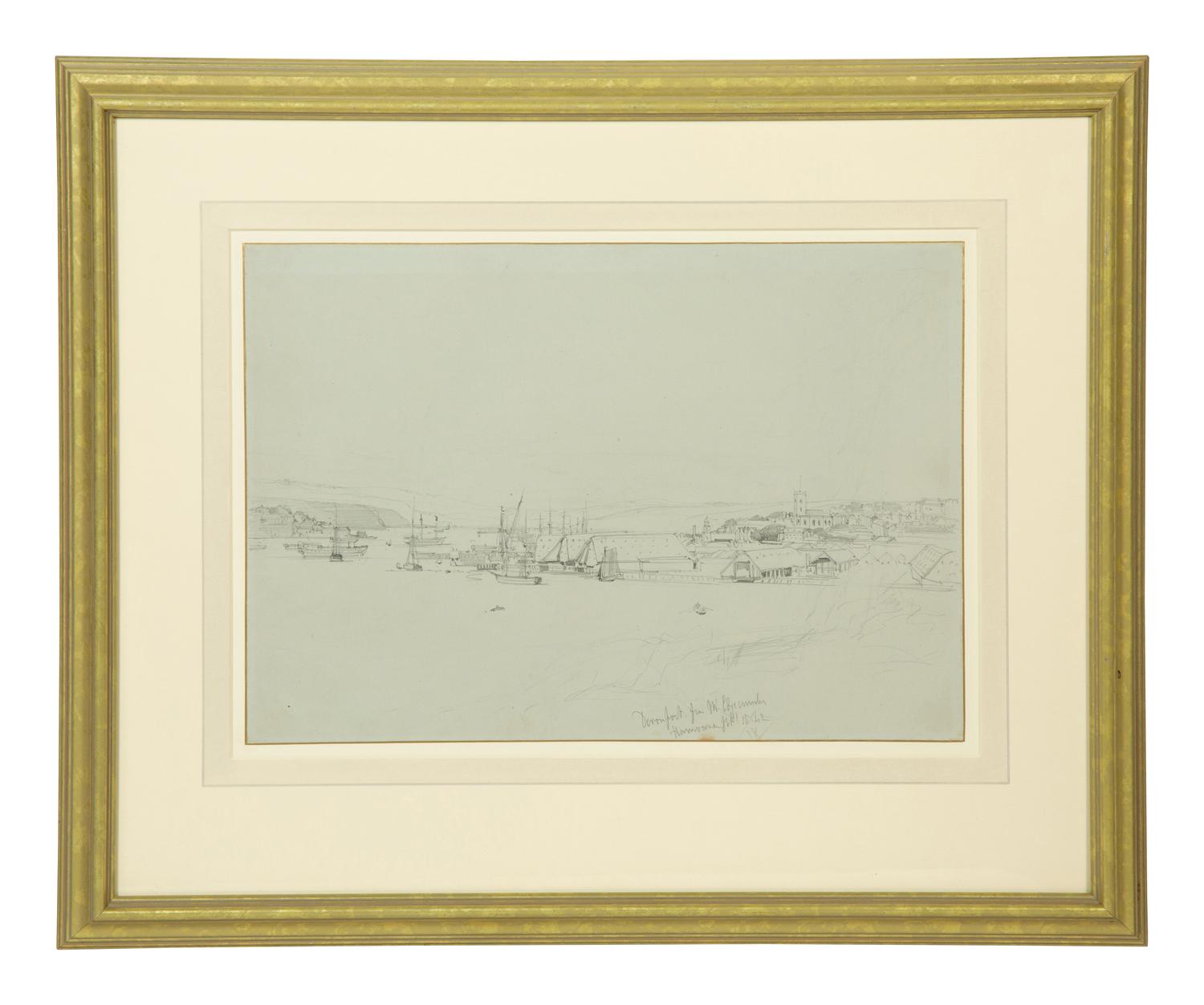 On the French Coast Near Calais , together with a work by an unknown artist