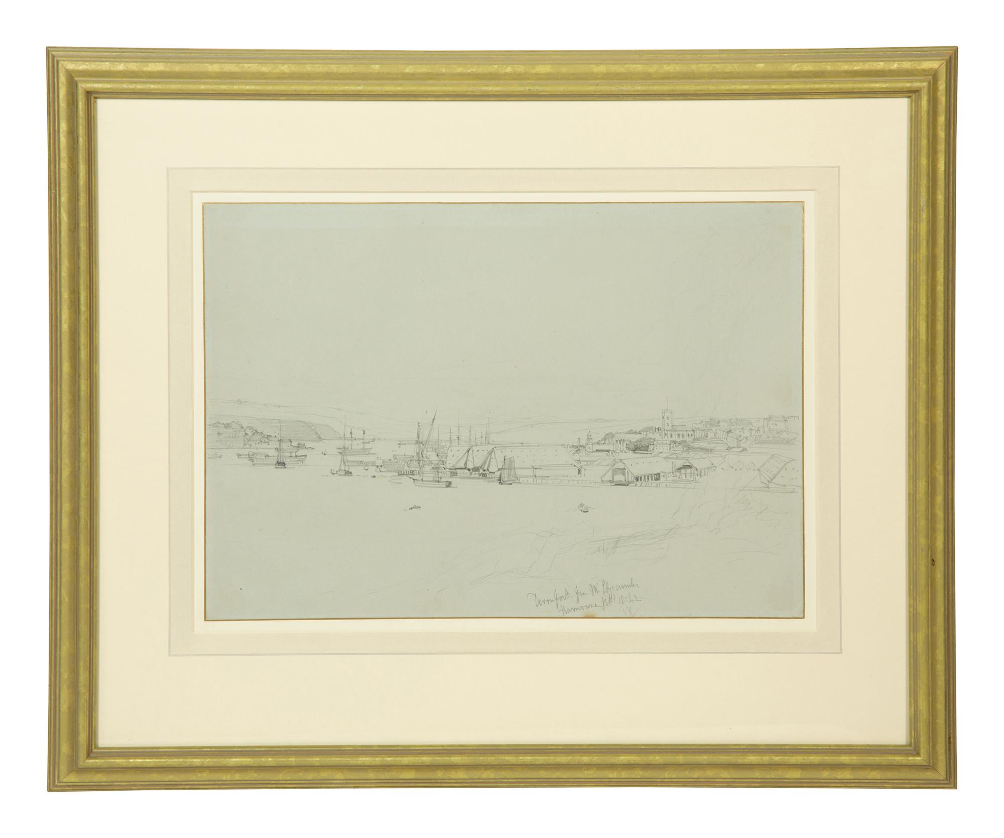 On the French Coast Near Calais , together with a work by an unknown artist