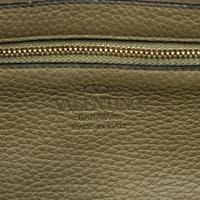 VALENTINO, ROCKSTUD BUTTERFLY CANVAS MESSENGER BAG