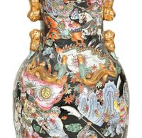 Two Chinese Porcelain Palace Vases