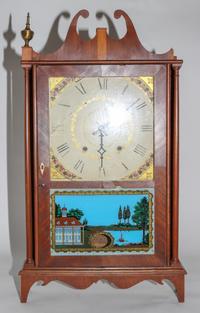 A Seth Thomas American Shelf Clock. Height overall 30 inches.