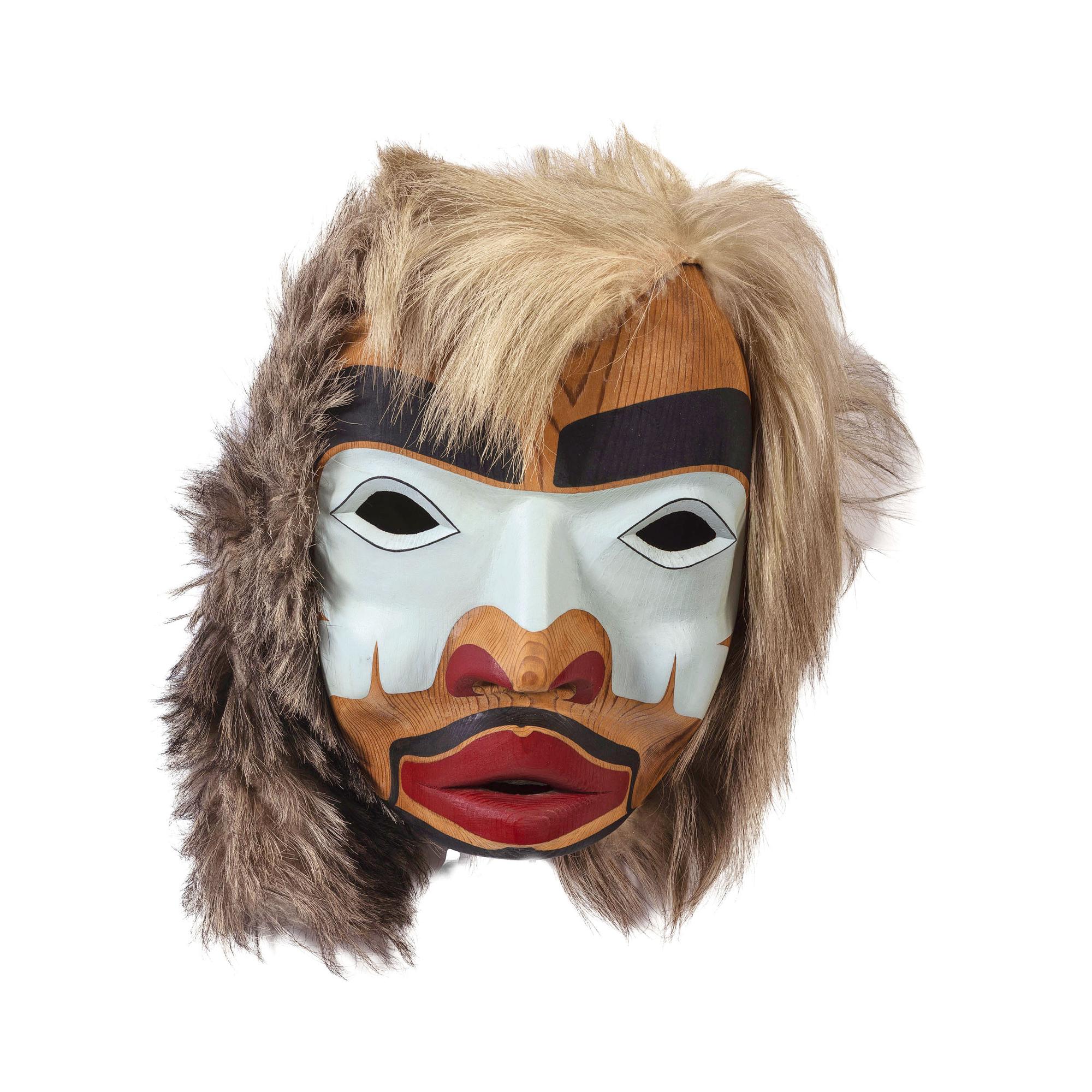 Painted and Carved Mask