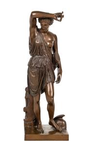 A Bronze Figure of Diana