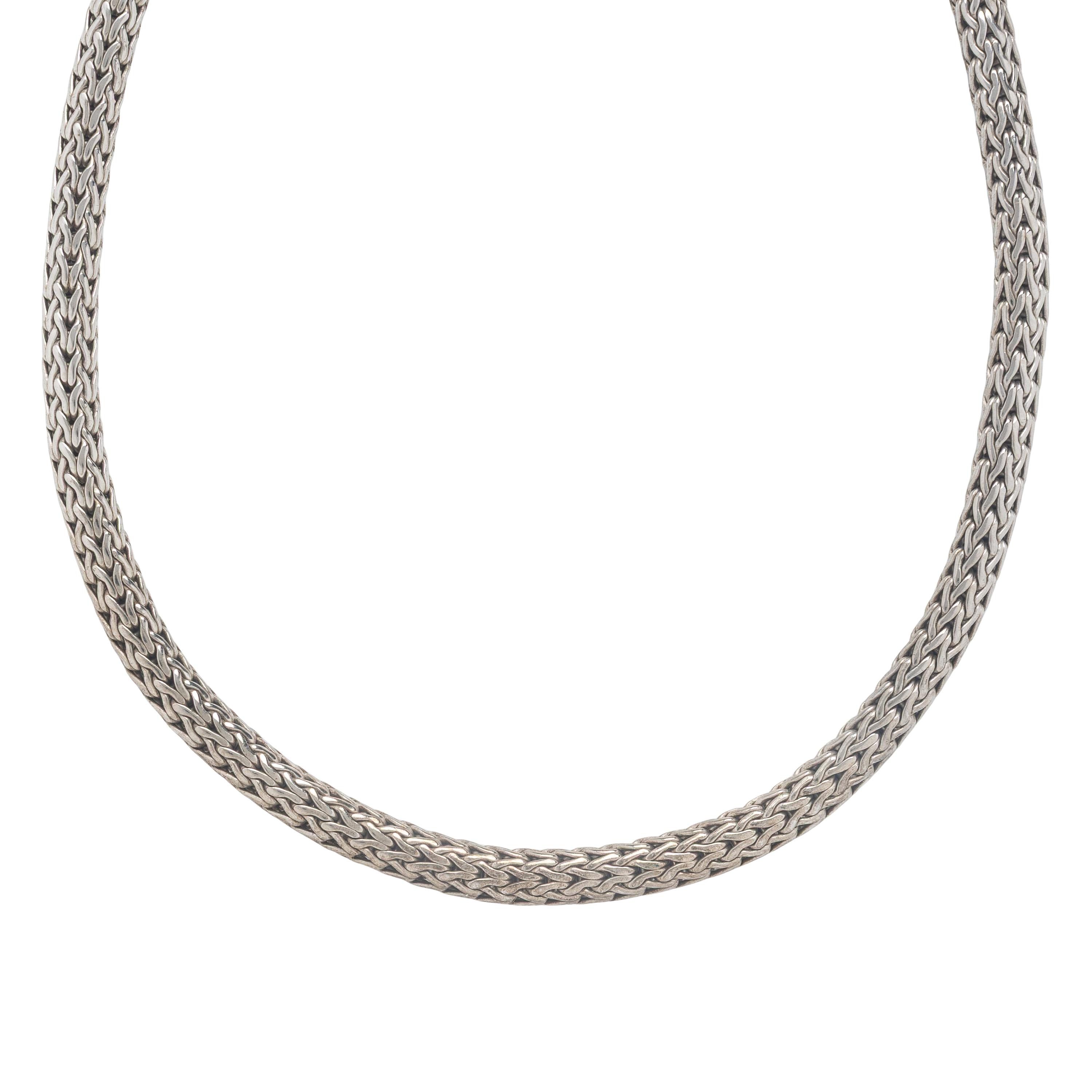John Hardy, Collection of Diamond, Sterling Silver, and White Gold Jewelry