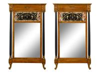 A Pair of Paladio Neoclassical Style Mirrors