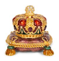 A Group of Decorative Gilt Metal and Enamel Articles