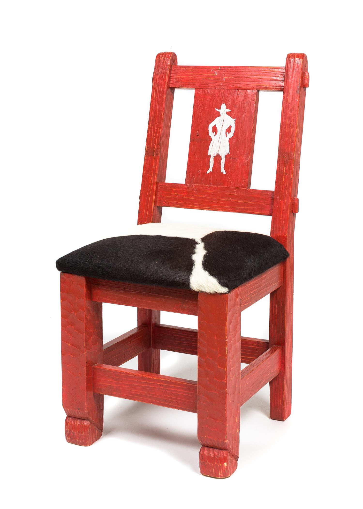 A Wood Ladder Back Side Chair Height 36 1/2 inches.