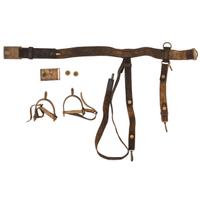 A group of 14 items identified to Captain William L. Curry, Company K, 1st Ohio Volunteer Cavalry, incl. inscribed Model 1840 US Army regulation cavalry saber, belt plate, spurs, and tintype.