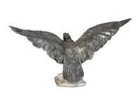 A Cast Zinc Eagle Architectural Finial