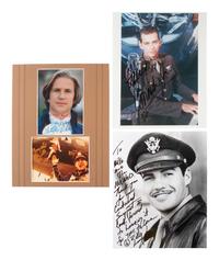 [WWII]. Large collection of signatures from Captain Robert Morgan and crew of the Memphis Belle .