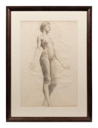 Nude Figures (a pair of works)