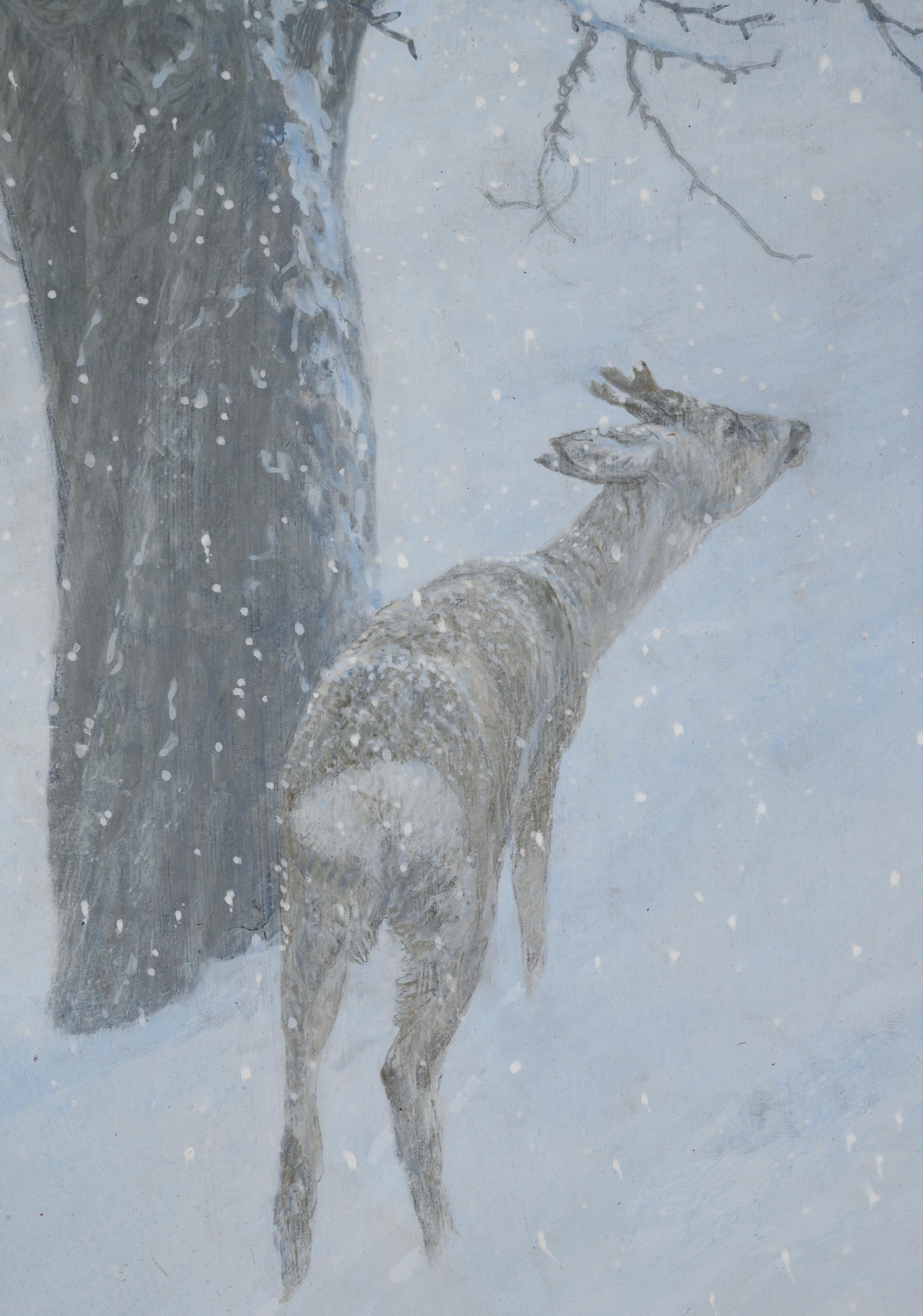 Old Orchard and Roe Deer