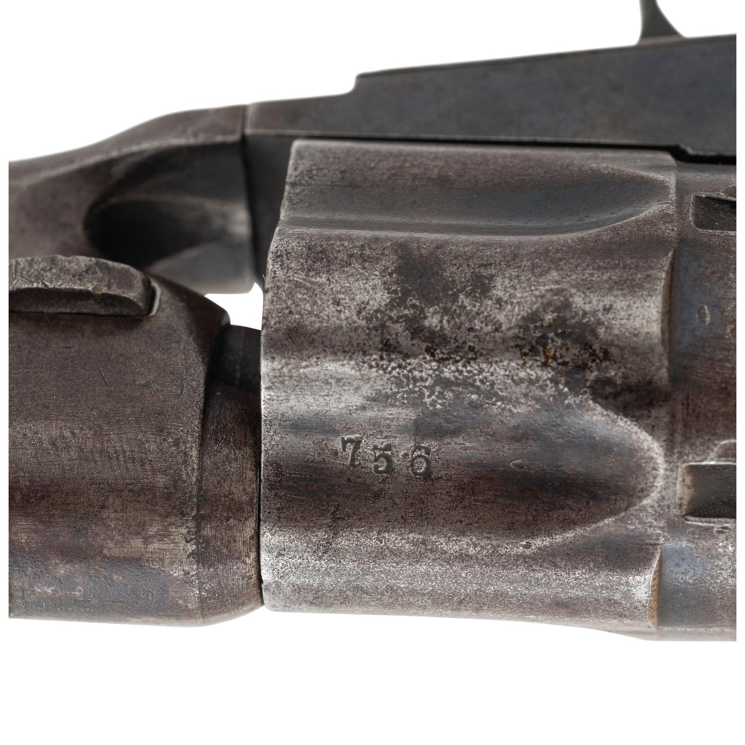 Gettysburg Used and Published Colt Model 1862 Police Revolver Inscribed to A.W. Tebbets by the Boston Printers