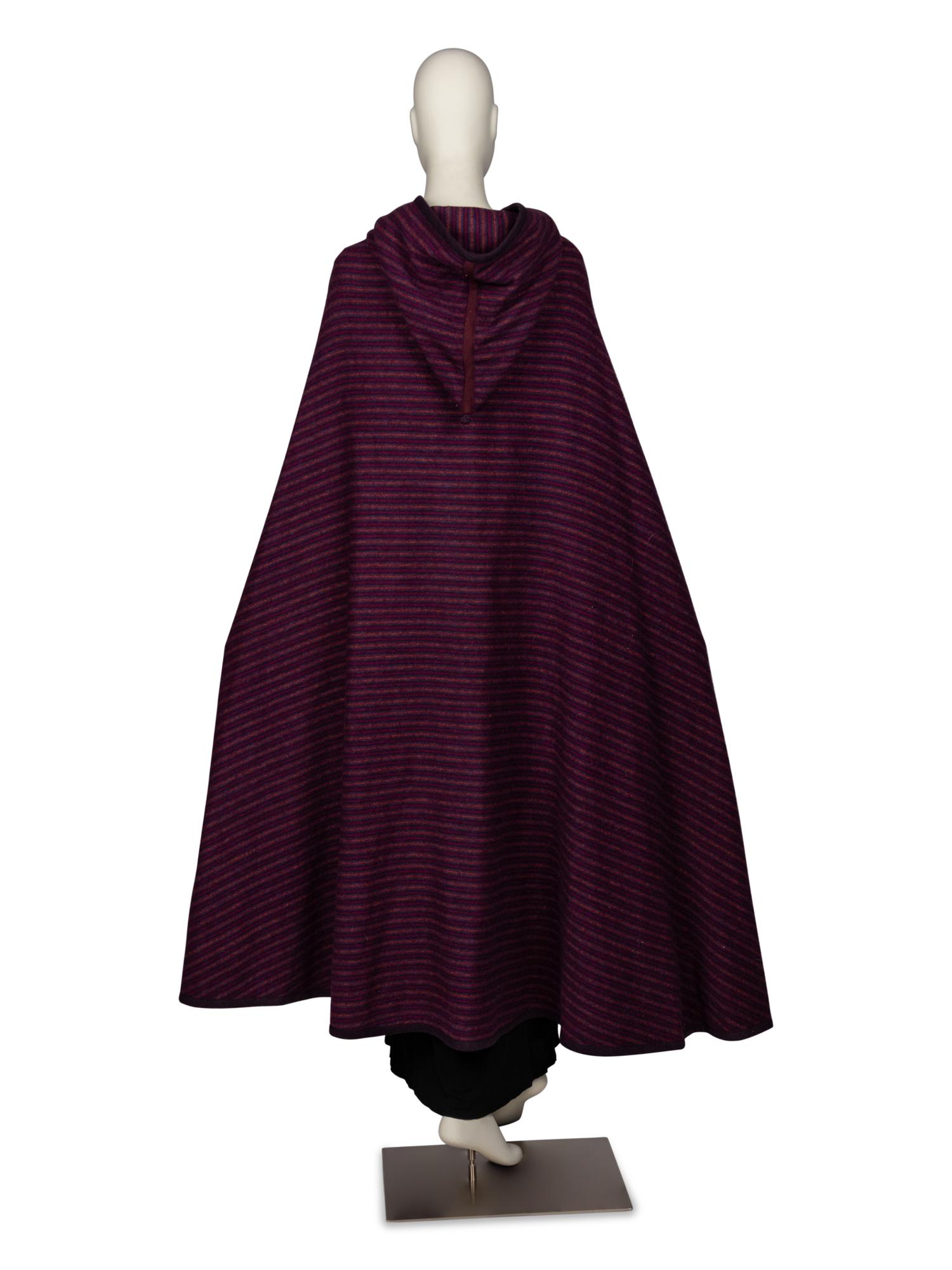 Saint Laurent Rive Gauche Wool Cape, 1970s