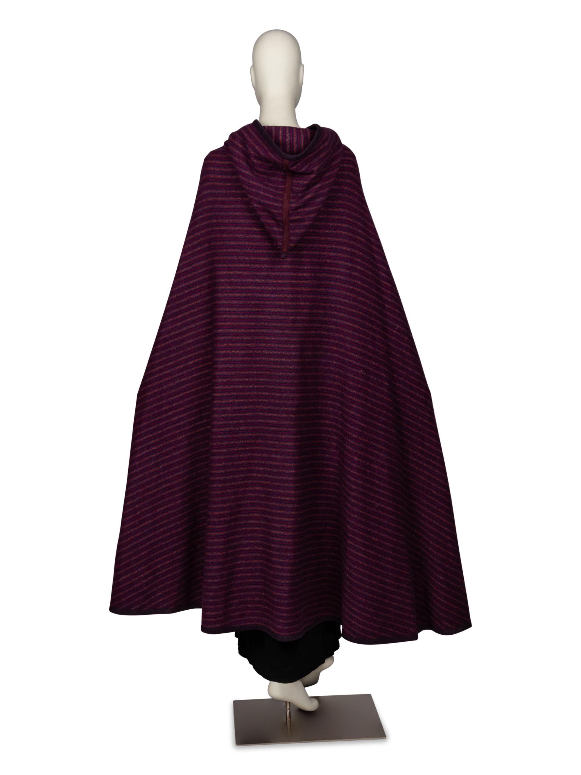 Saint Laurent Rive Gauche Wool Cape, 1970s