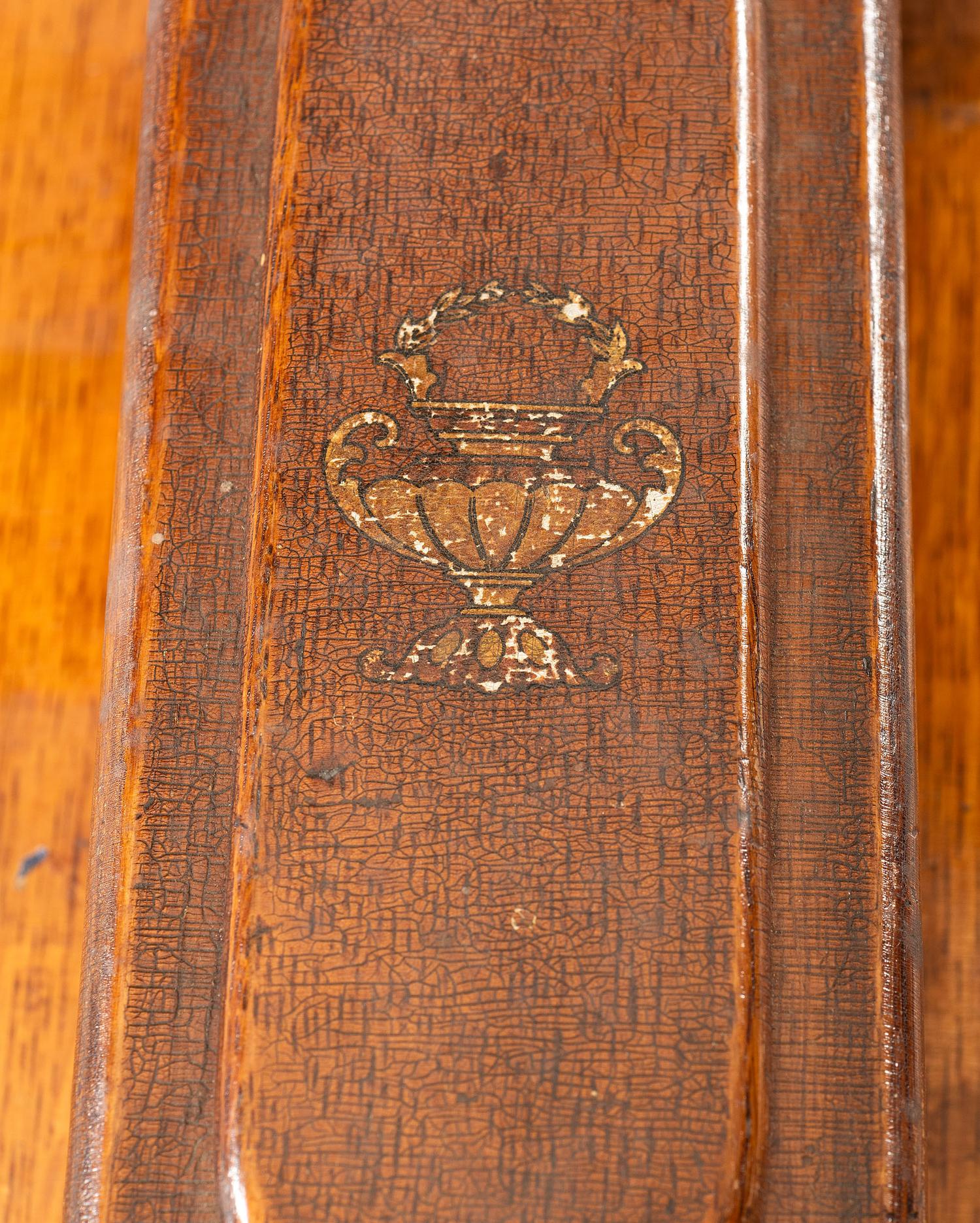 A Monitor Paint Decorated Oak and Cast Iron Coin-Operated Barbershop Cash Register