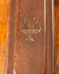 A Monitor Paint Decorated Oak and Cast Iron Coin-Operated Barbershop Cash Register