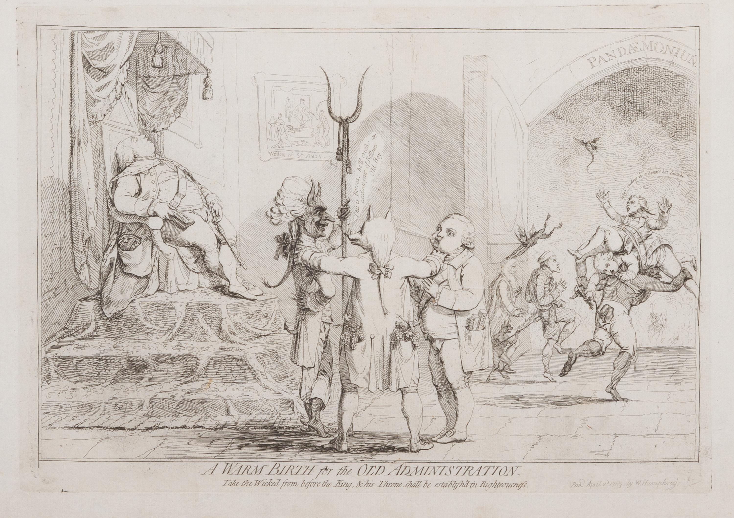 A Group of Six English and American Engravings, Size of largest 25 1/4 x 22 1/4 inches.