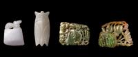 Four Chinese Jade Pandants