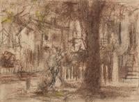 Walter Biggs, (American, 1886–1968), A Group of Four Assorted Works on Paper