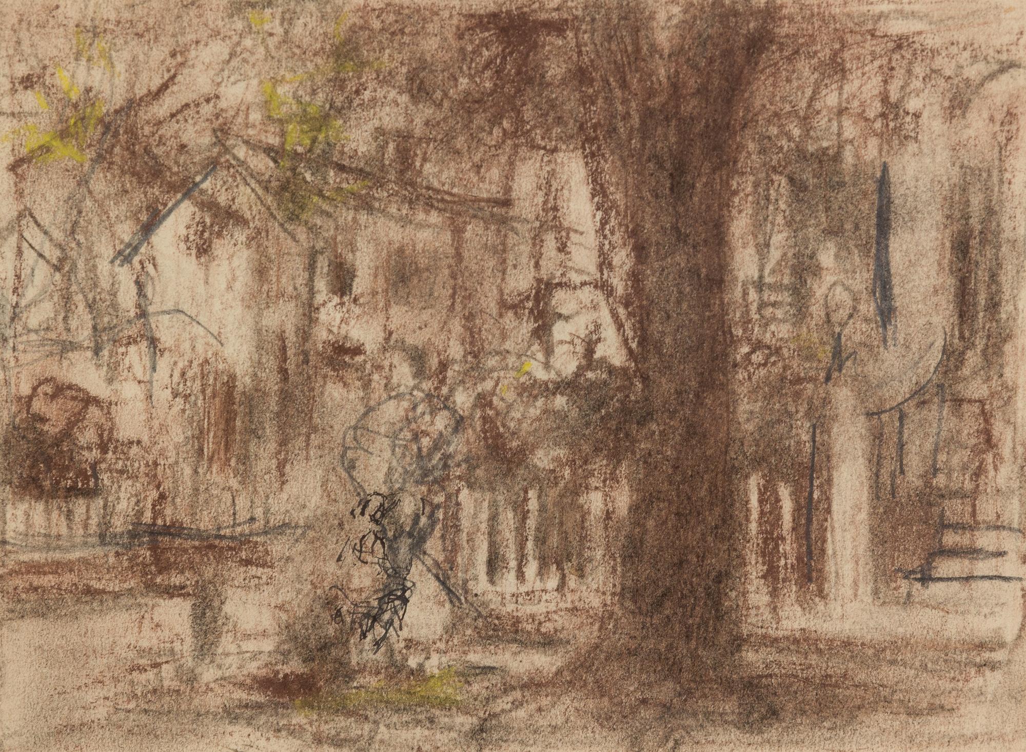 Walter Biggs, (American, 1886–1968), A Group of Four Assorted Works on Paper