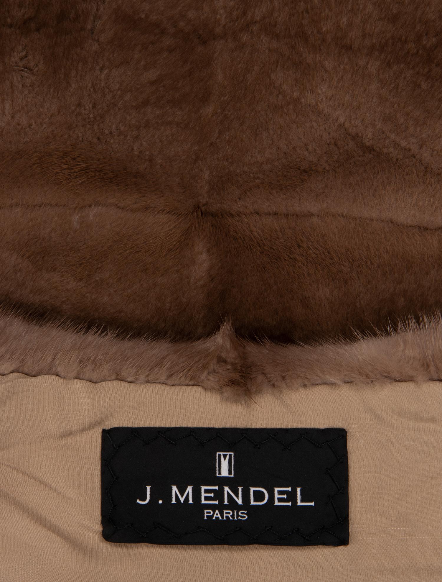 J. Mendel Natural Mink Fur Wrap