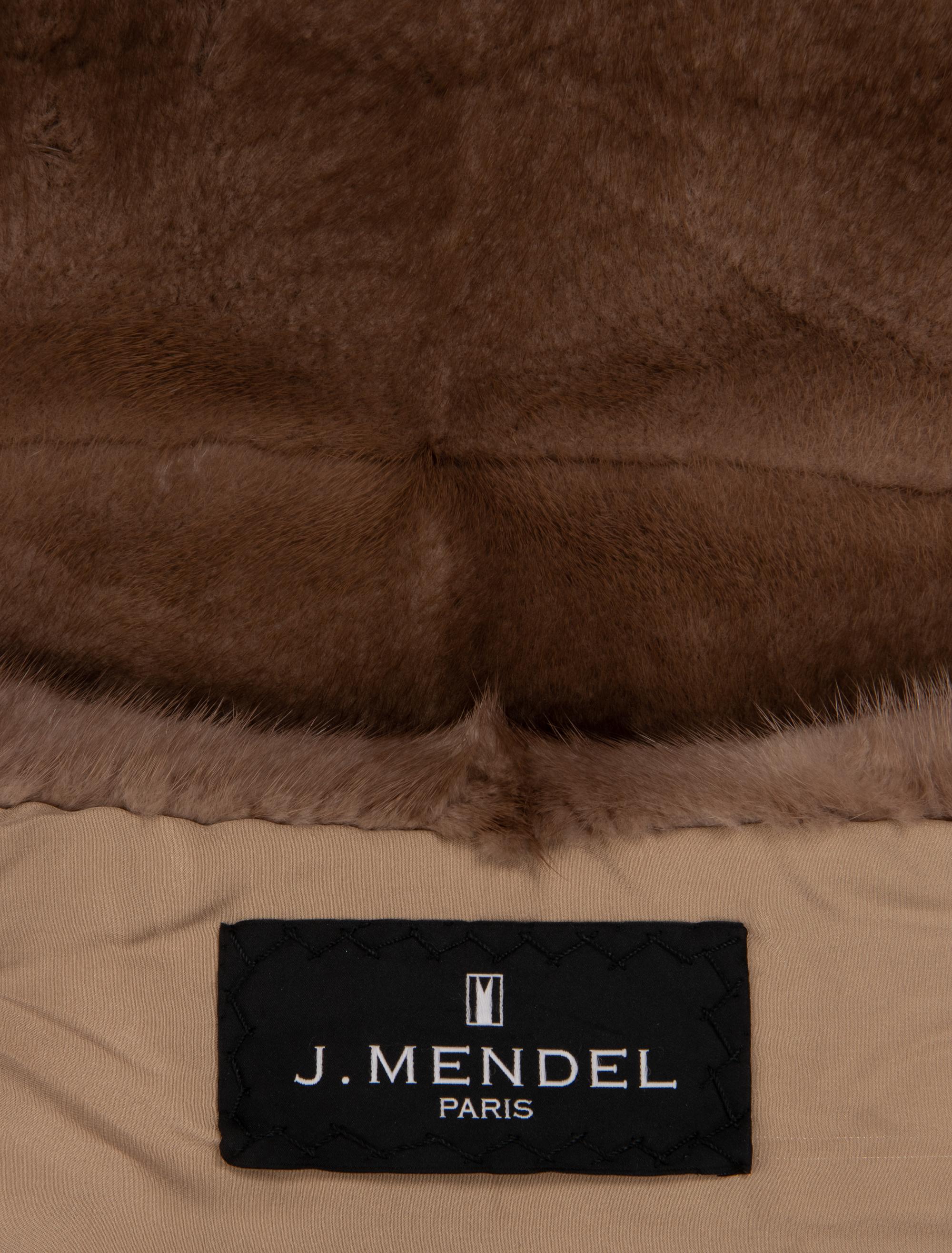 J. Mendel Natural Mink Fur Wrap