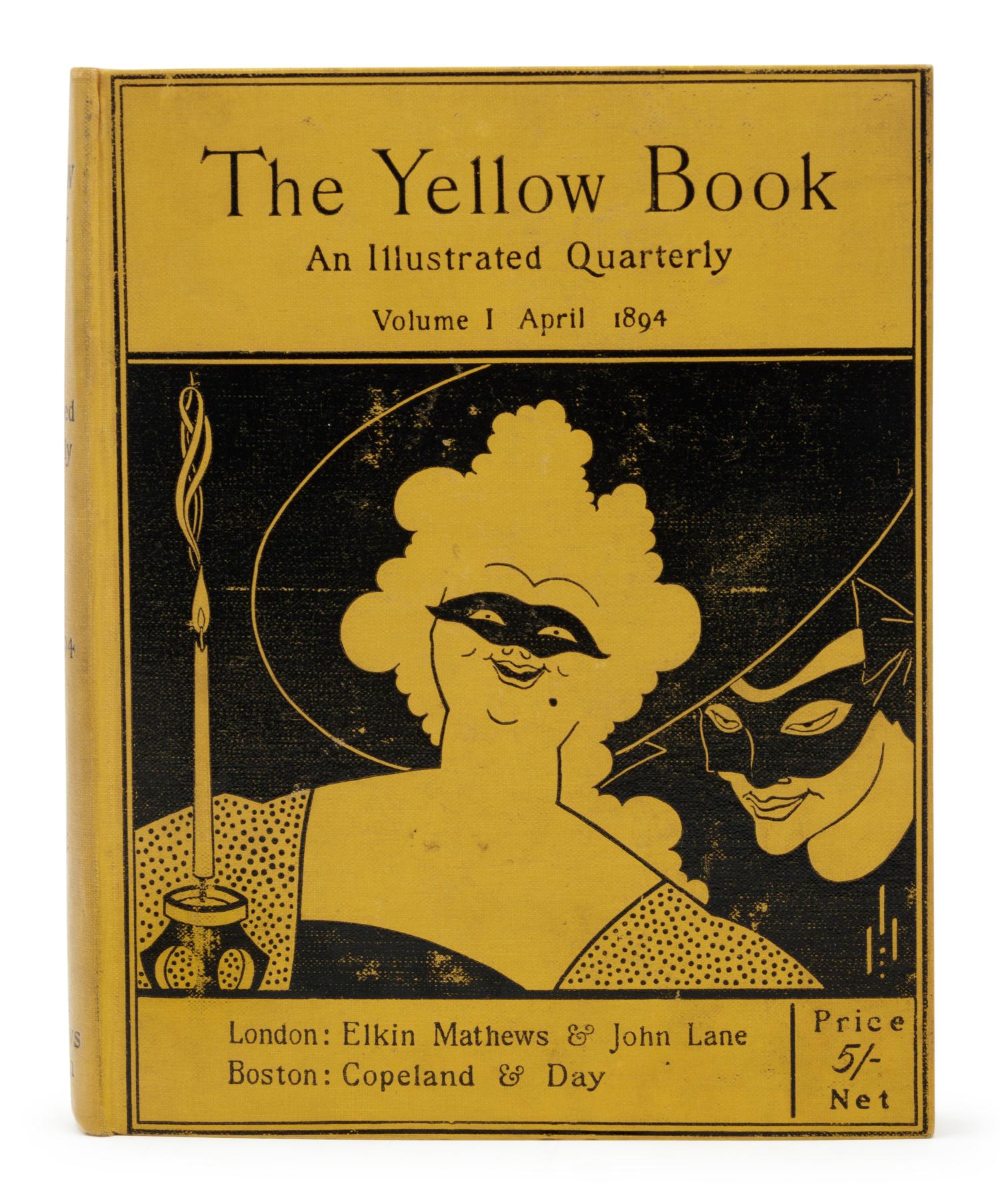 [THE YELLOW BOOK]. The Yellow Book. An Illustrated Quarterly . London and Boston (volumes I-X) and London and New York (XI-XIII): Elkin Mathews & John Lane and Copeland & Day (volumes I-II), John Lane and Copeland & Day (volumes III-X), and John Lane (volumes XI-XIII), April 1894-April 1897.
