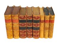 A Collection of Decorativlely Bound Leather Books