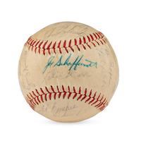 A 1961 Chicago Cubs Team Signed Autograph Baseball