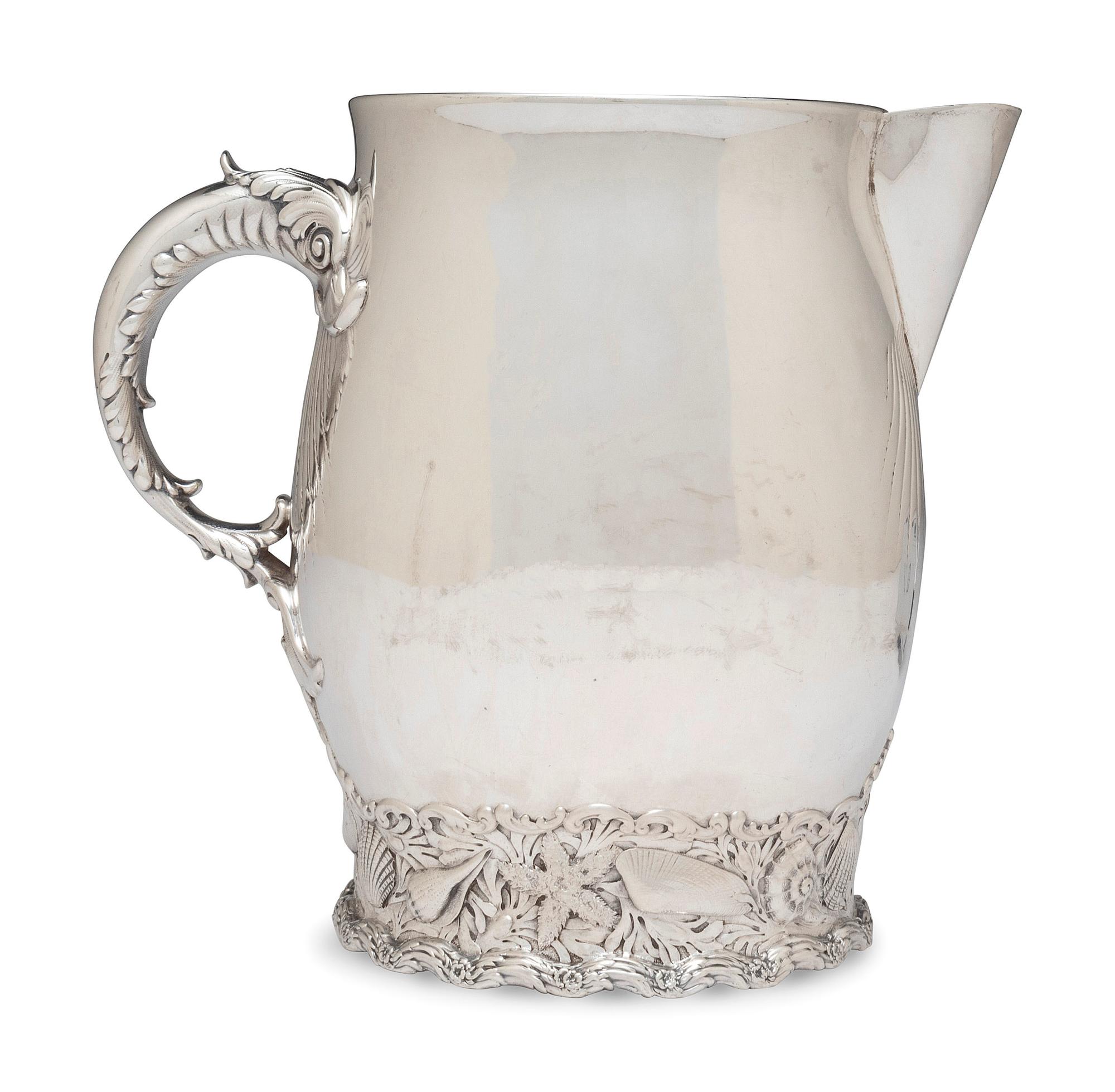 An American Silver Water Pitcher