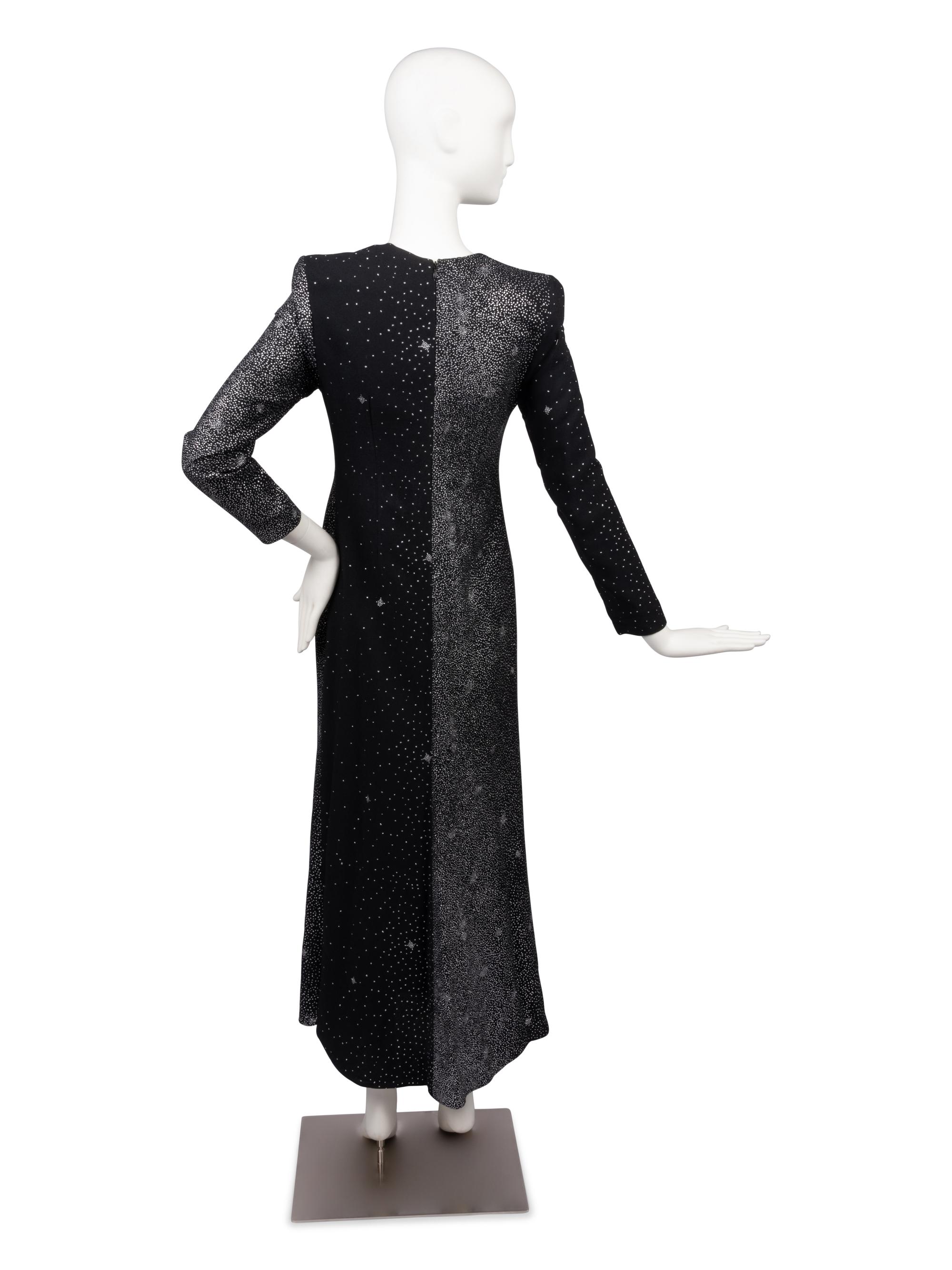 Christian Lacroix Star Embellished Evening Dress, 1998