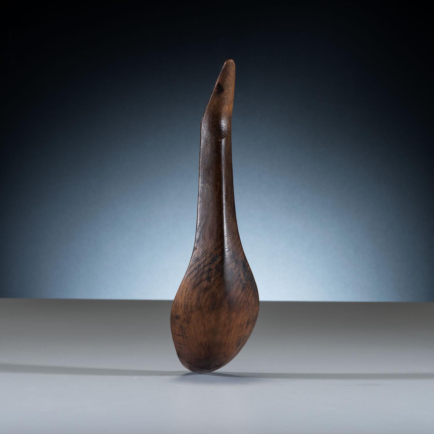 Northwest Coast Carved Wood Spoon