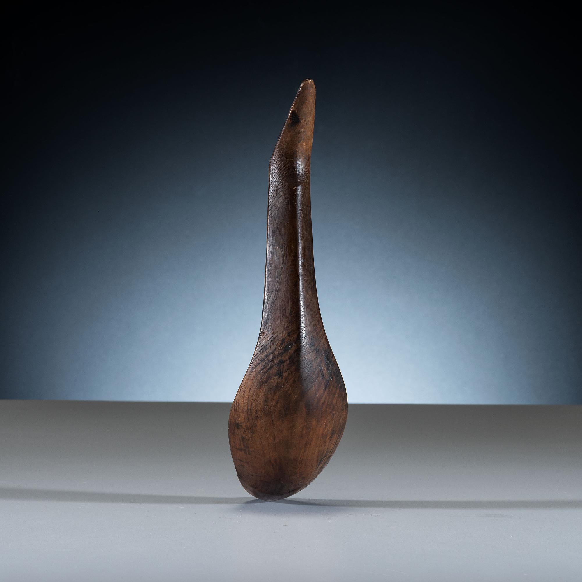 Northwest Coast Carved Wood Spoon