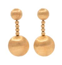 A Pair of 18 Karat Yellow Gold 'Macri' Earclips, Buccellati, 15.60 dwts.