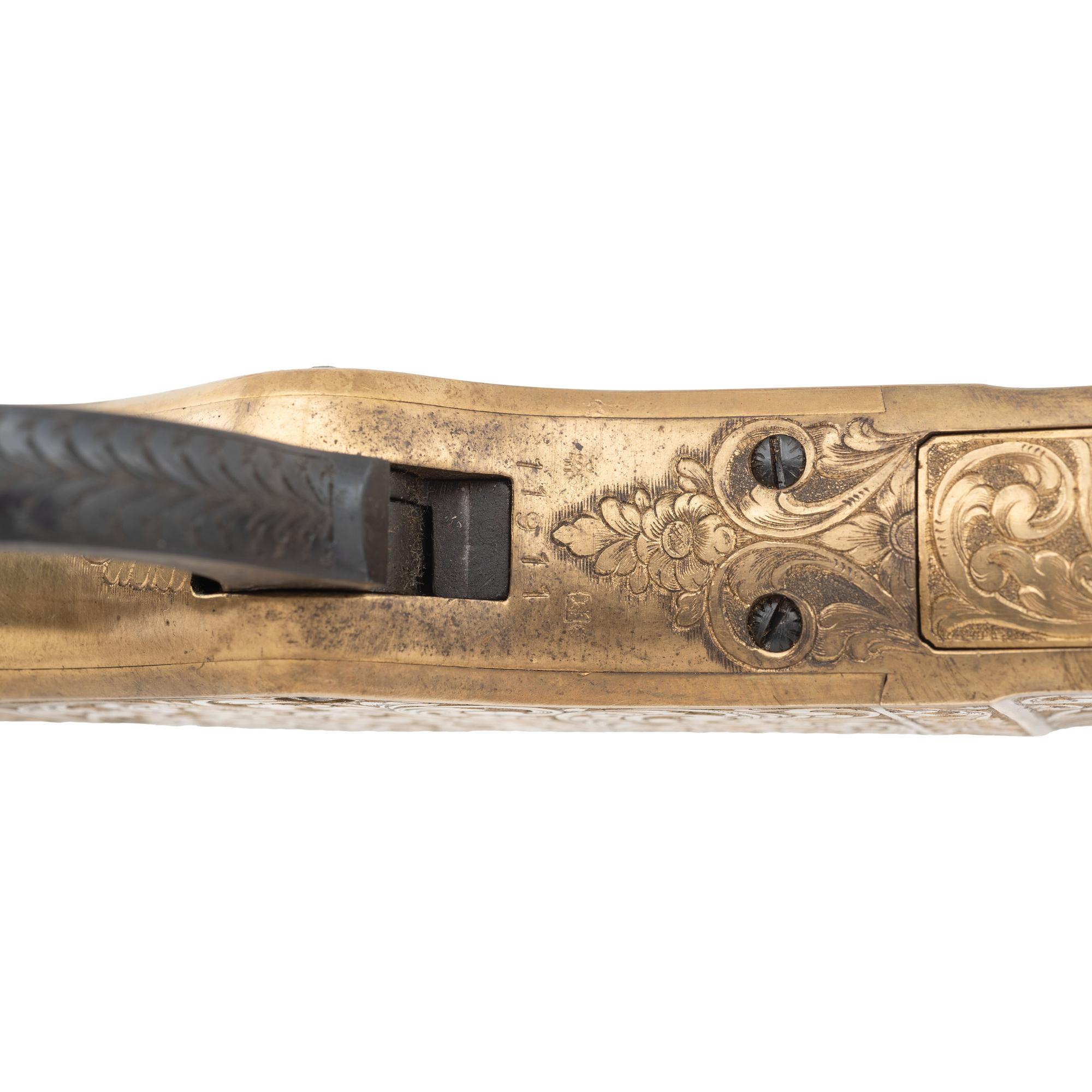 **Early Hand Engraved Navy Arms Model 1866 Yellowboy in .44 WCF