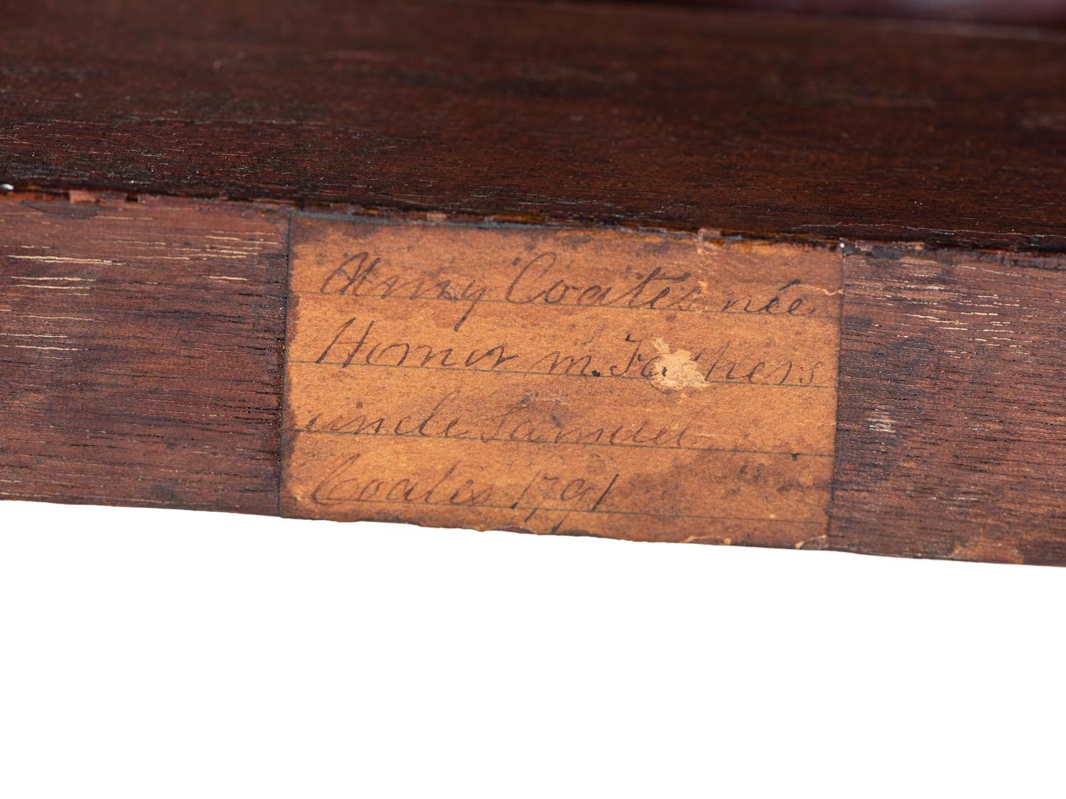 A Pair of Federal Carved and Inlaid Shield-Back Serpentine Front Side Chairs
