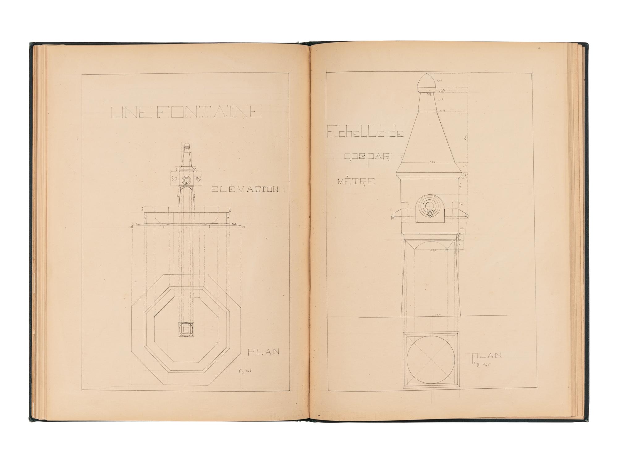 [MANUSCRIPT - MATHEMATICS]. “Géométrie.” Paris, 1901-1902.