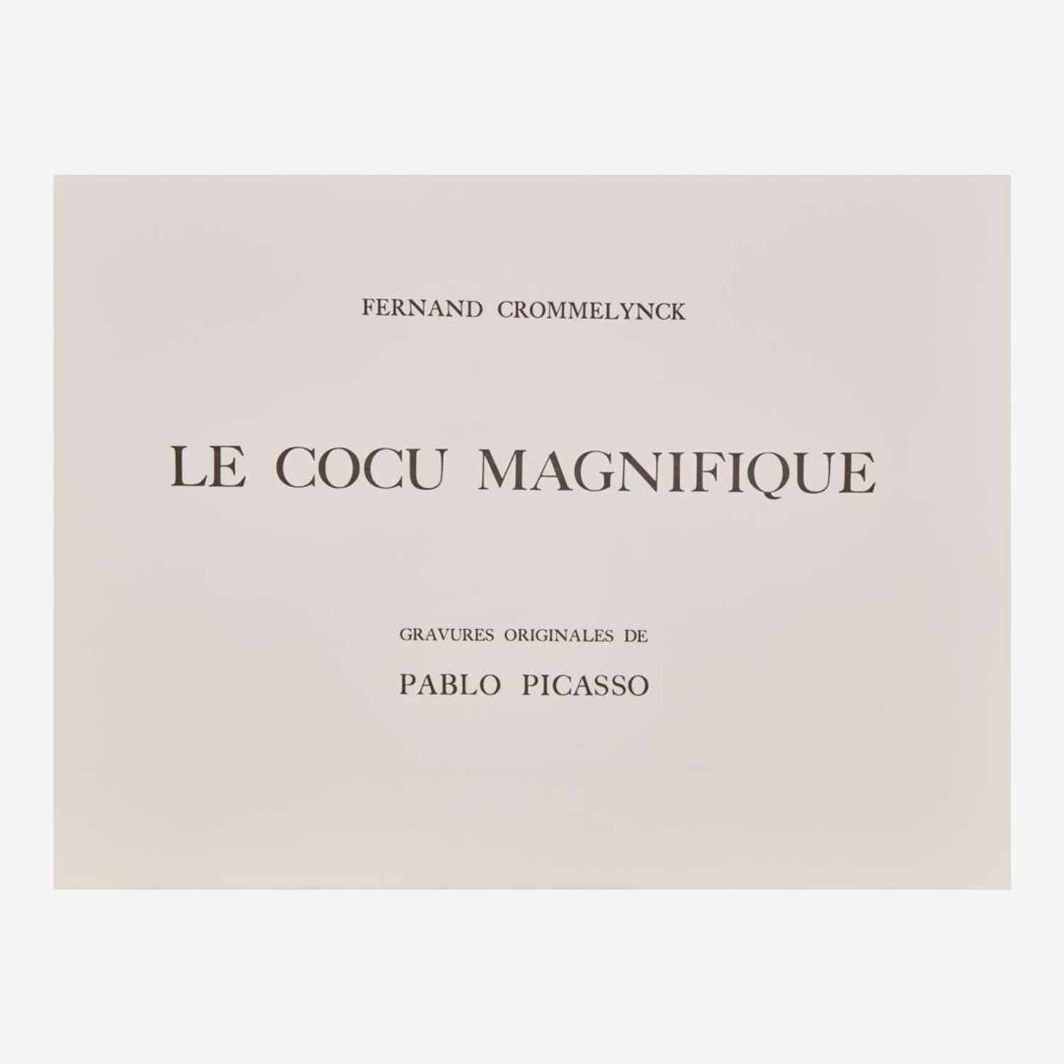 Fernand Crommelynck (Belgian, 1886-1970) and Pablo Picasso (Spanish, 1881-1973) Le Cocu Magnifique