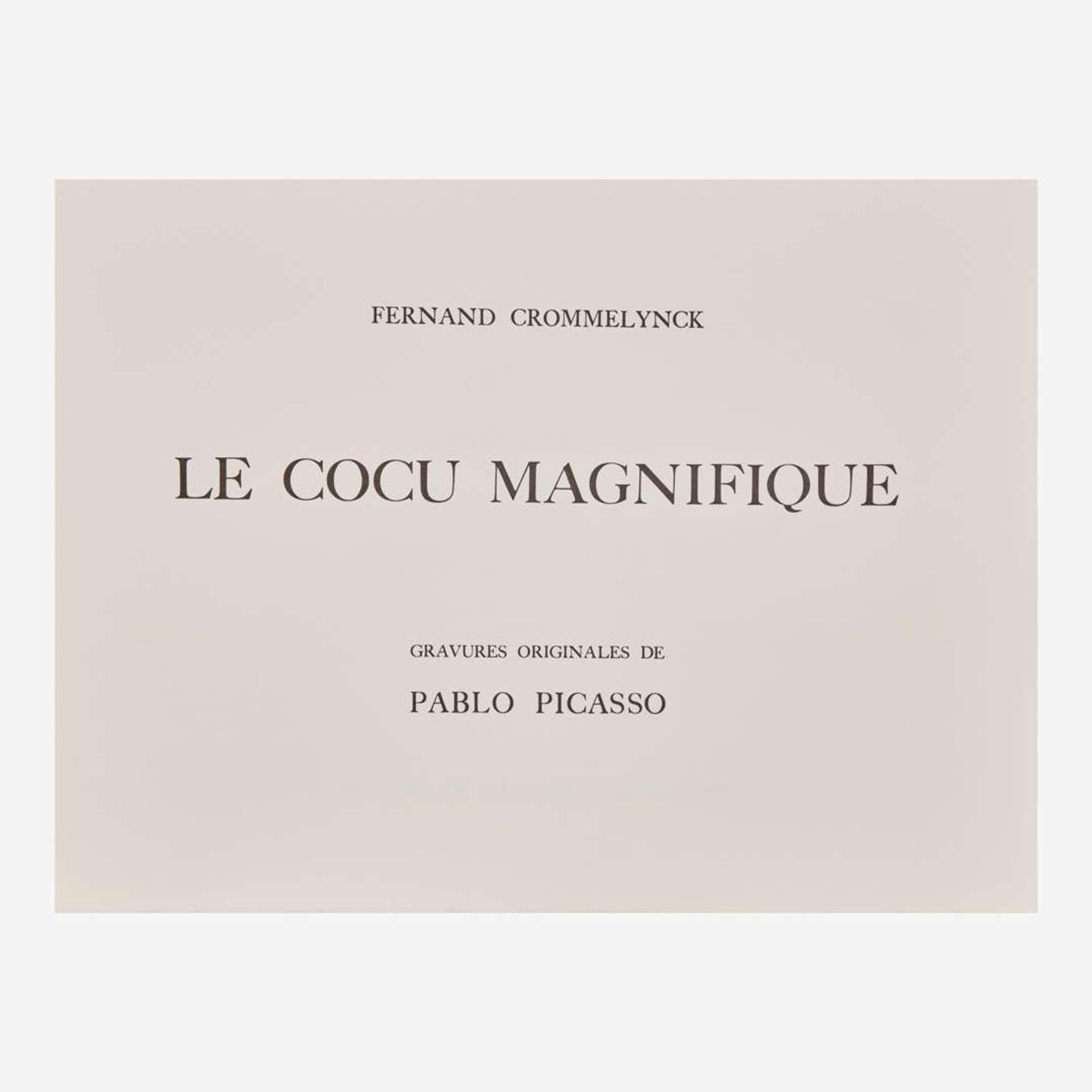 Fernand Crommelynck (Belgian, 1886-1970) and Pablo Picasso (Spanish, 1881-1973) Le Cocu Magnifique
