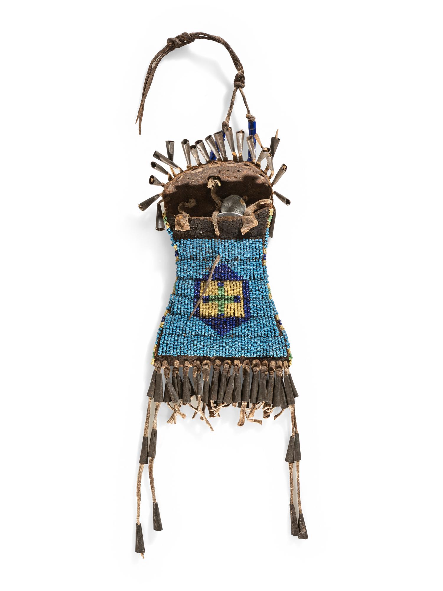 Kiowa Beaded Strike-a-Light Bag