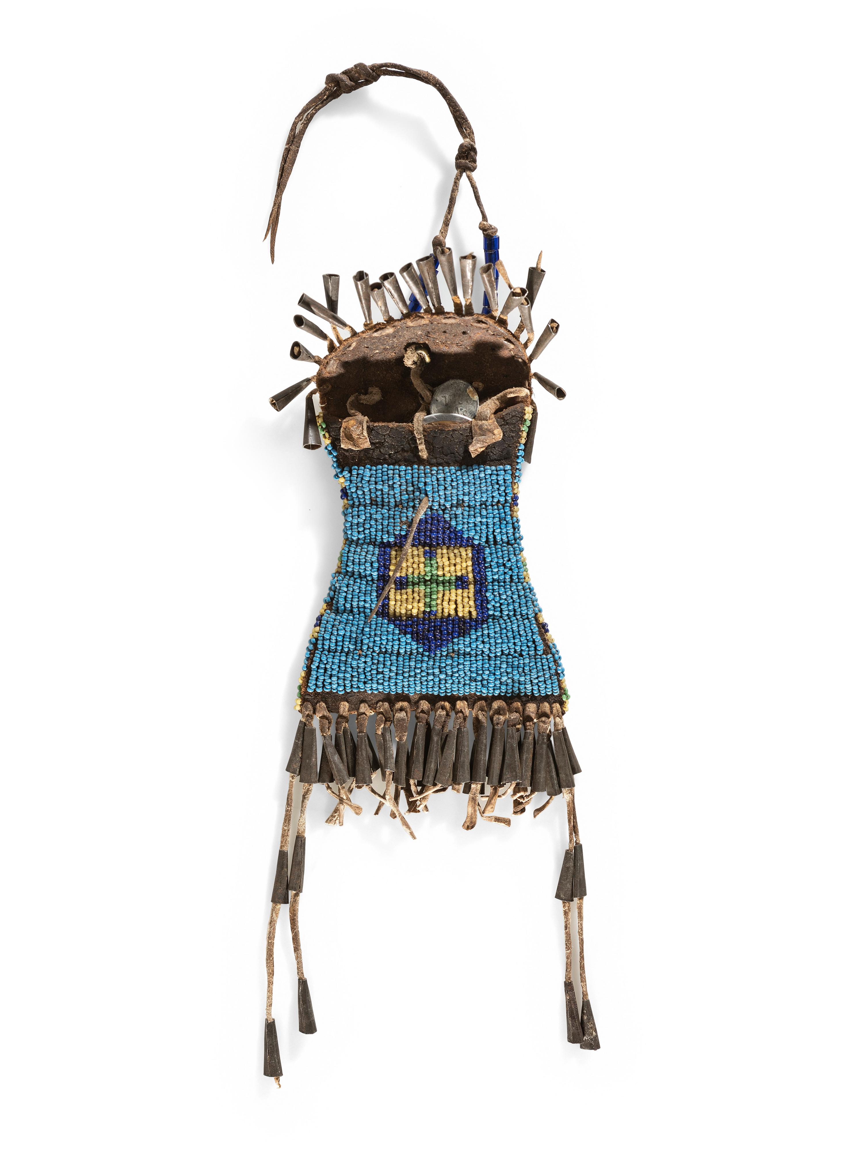 Kiowa Beaded Strike-a-Light Bag