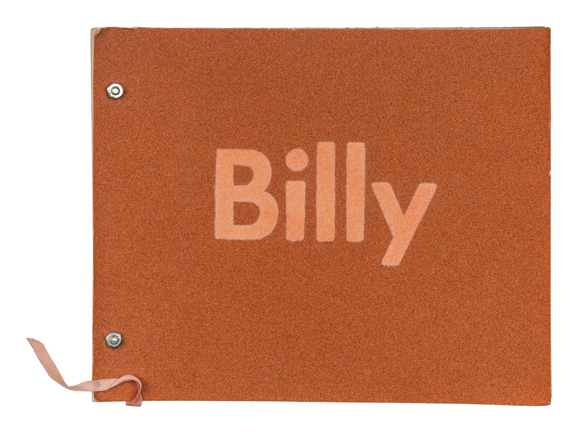 [ARTIST'S BOOK]. BENGSTON, Billy Al (b. 1934). Billy . Los Angeles: Los Angeles County Museum of Art, 1968.