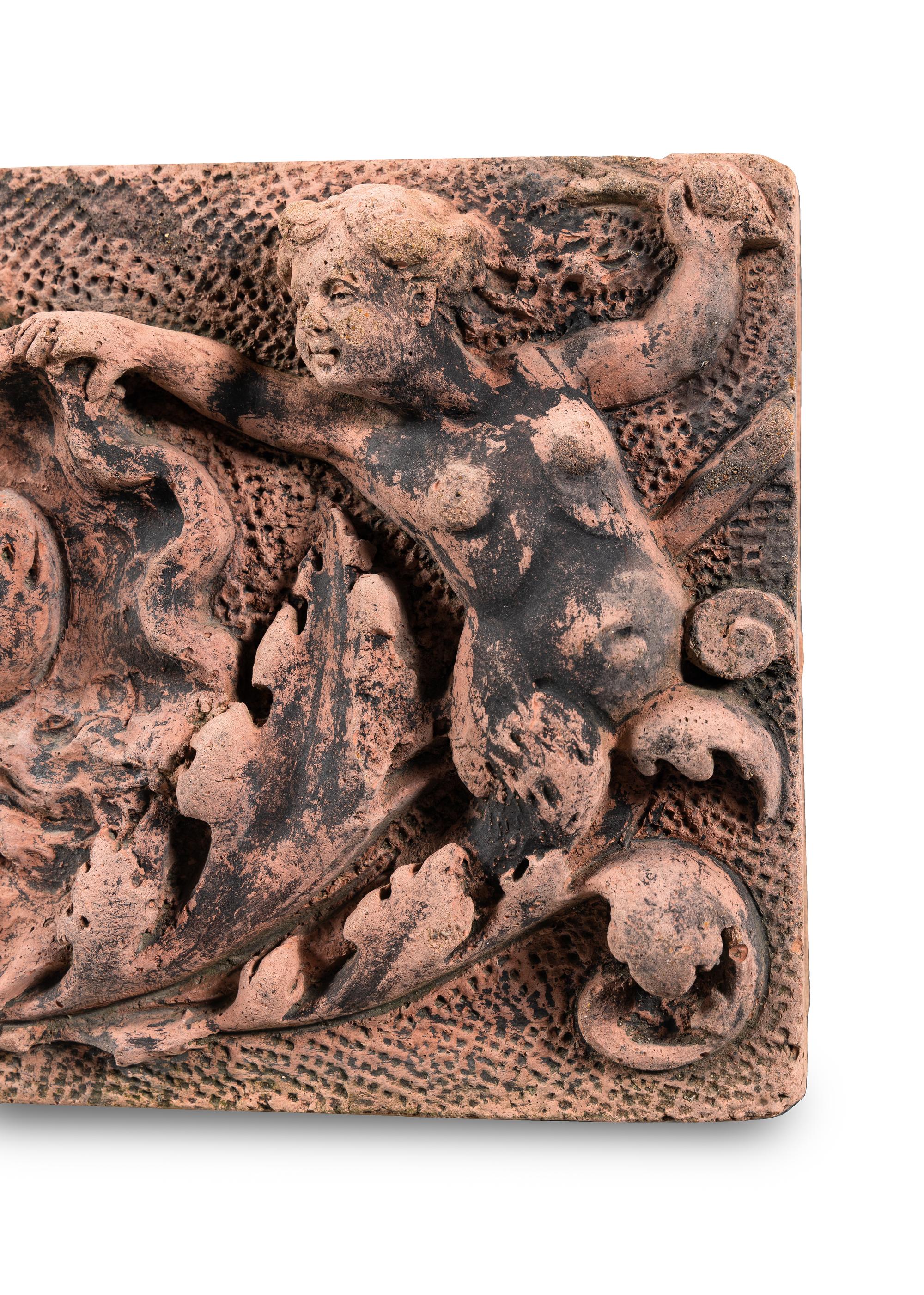 A Neoclassical Terracotta Architectural Frieze Panel