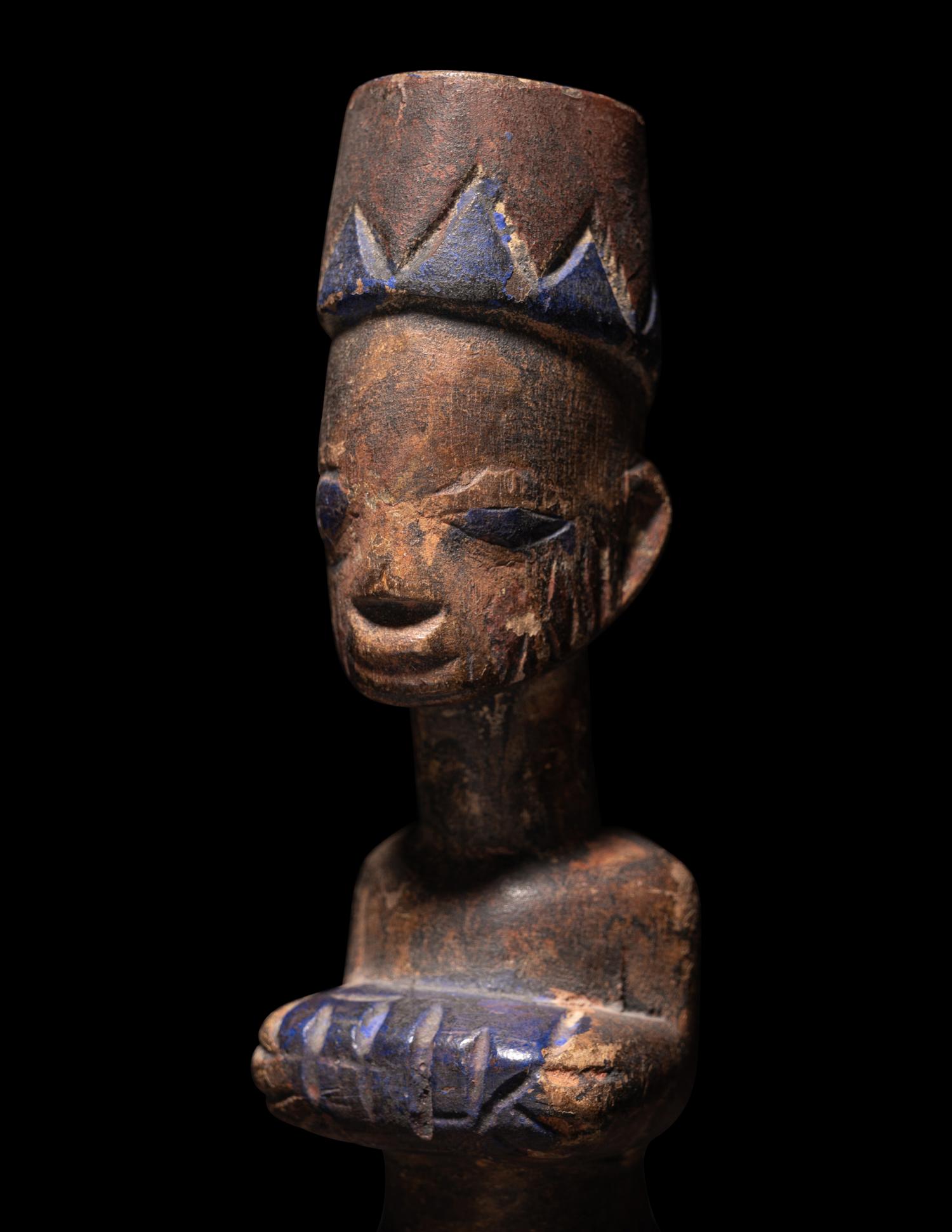 Three Yoruba Wood Figures