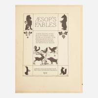 [Children's & Illustrated] [Rackham, Arthur] Aesop Aesop's Fables