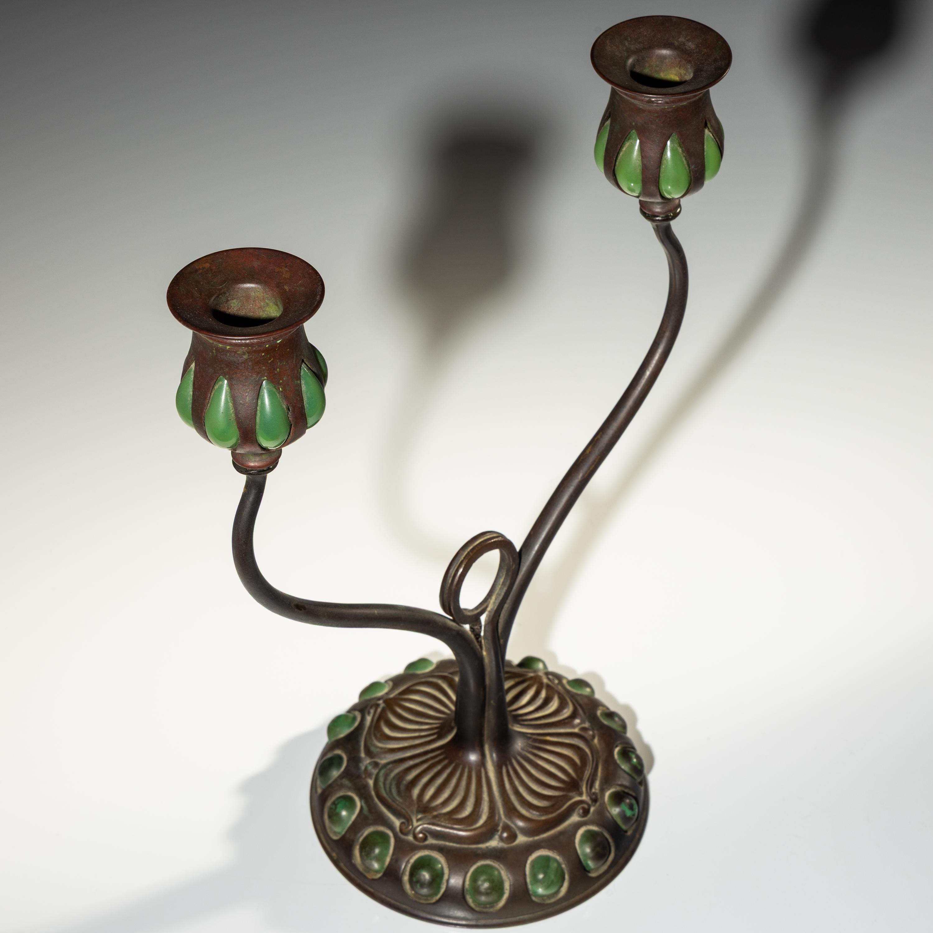 Blown-out candlestick New York, c. 1910