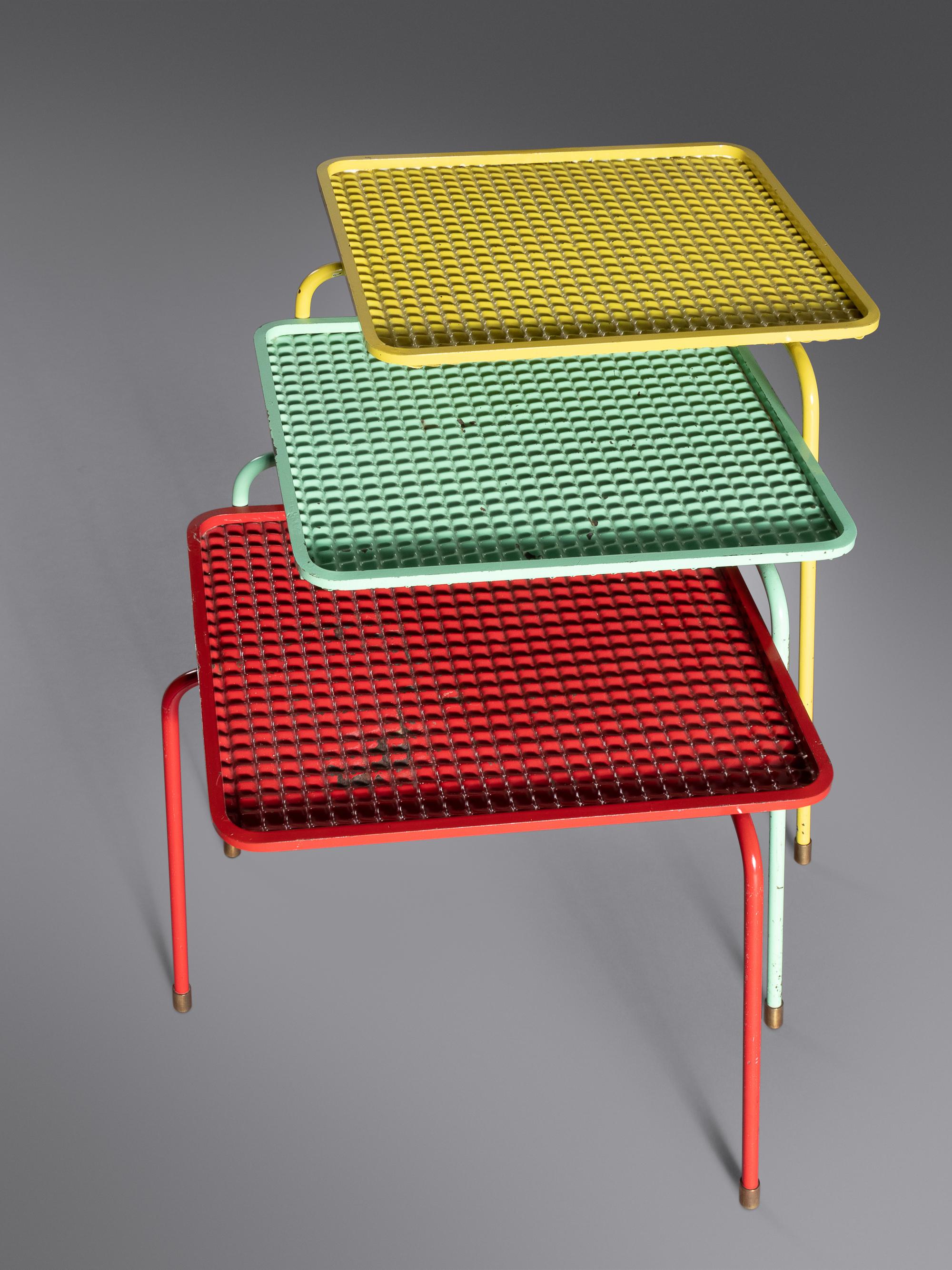 Set of Soumba Nesting Tables Atelier Mategot, France